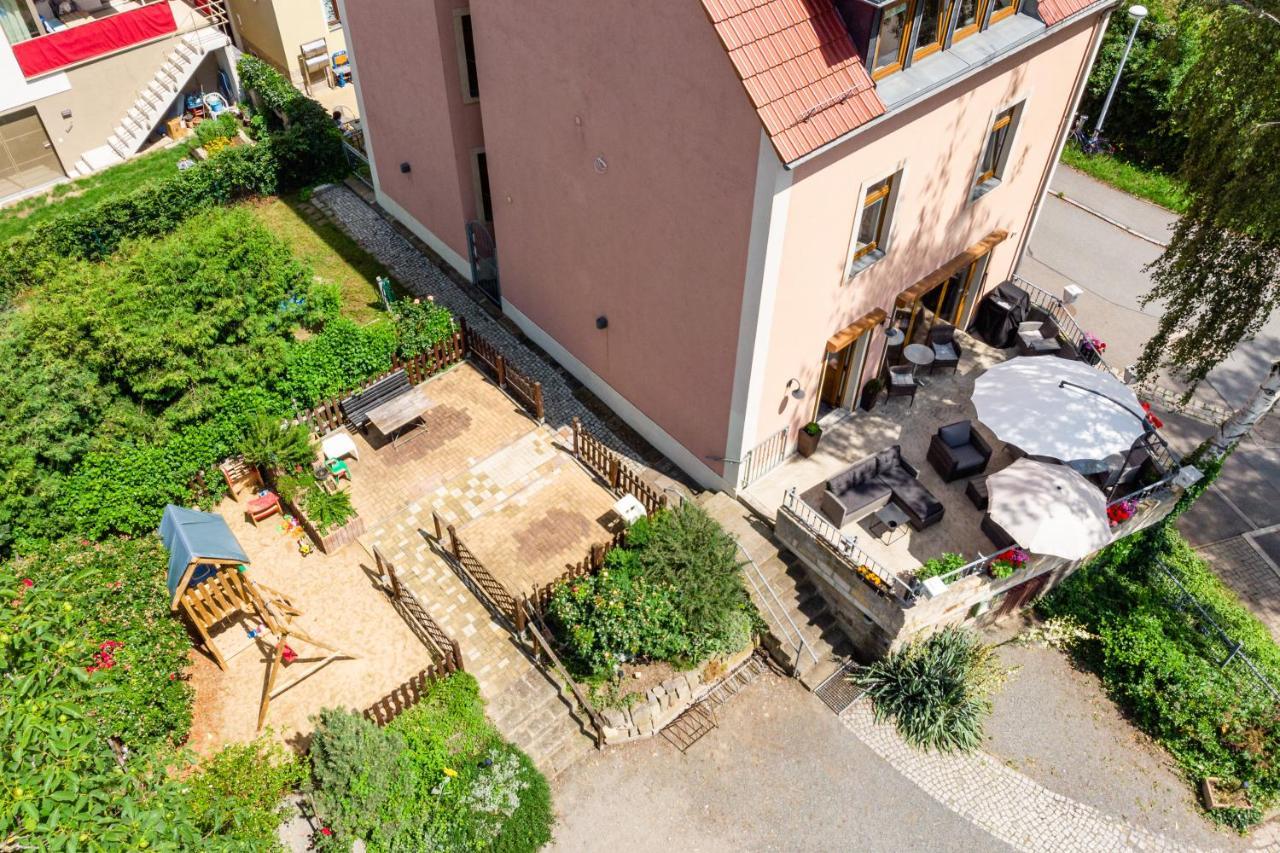 ElbPension&Ferienwohnung Sächsische Schweiz Pirna Exterior foto