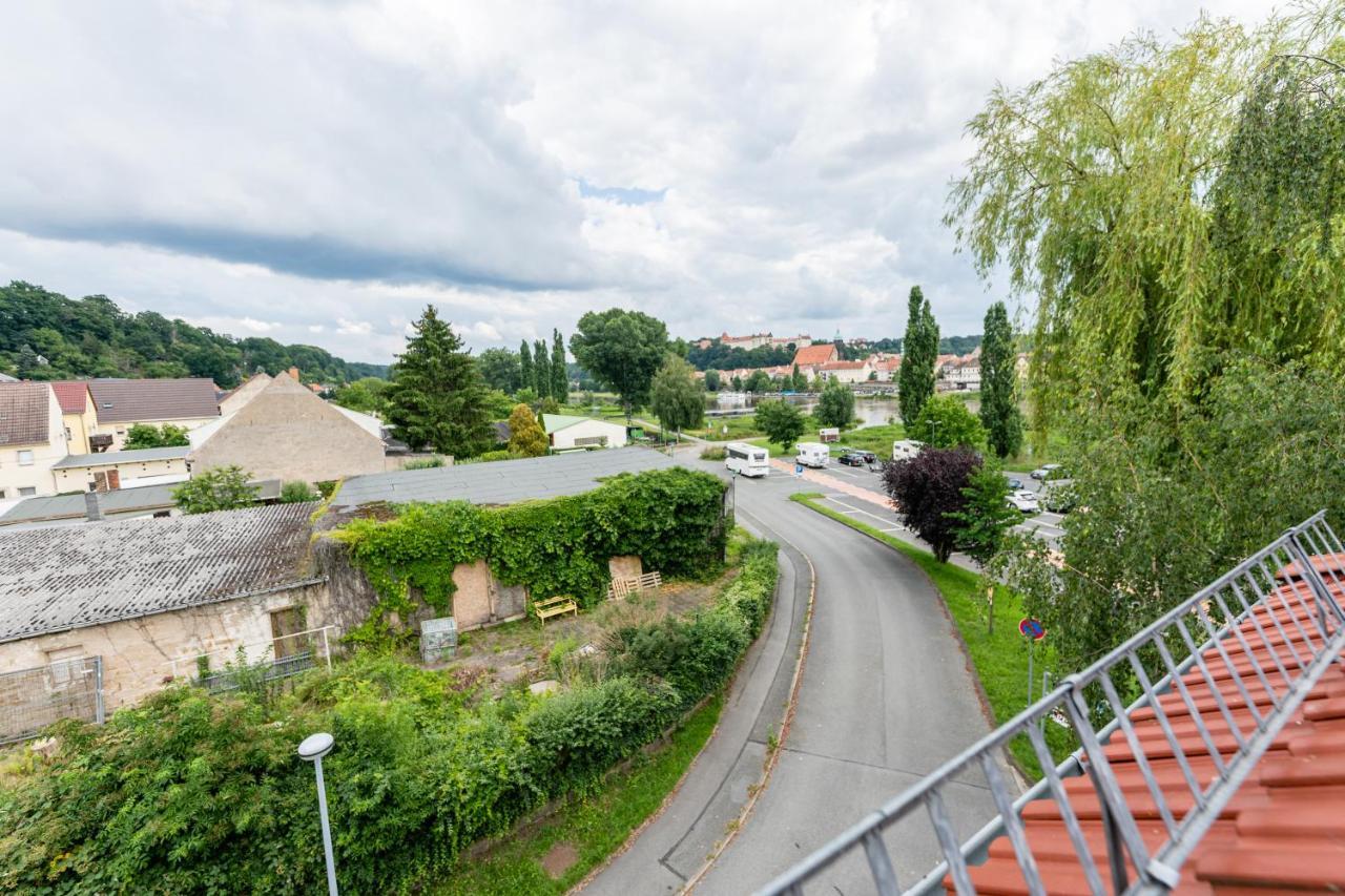 ElbPension&Ferienwohnung Sächsische Schweiz Pirna Exterior foto